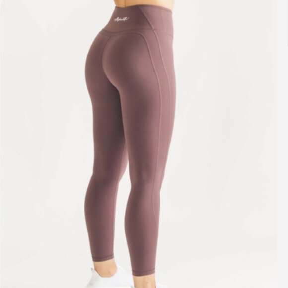 Alphalete Pulse Surge High Wasited Leggings - Size XS in Passive Purple/Mauve - Picture 1 of 11